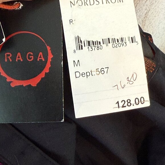 Beaded Mini Skirt Sequin Embellished Black Holiday Party Club Medium - Picture 10 of 10